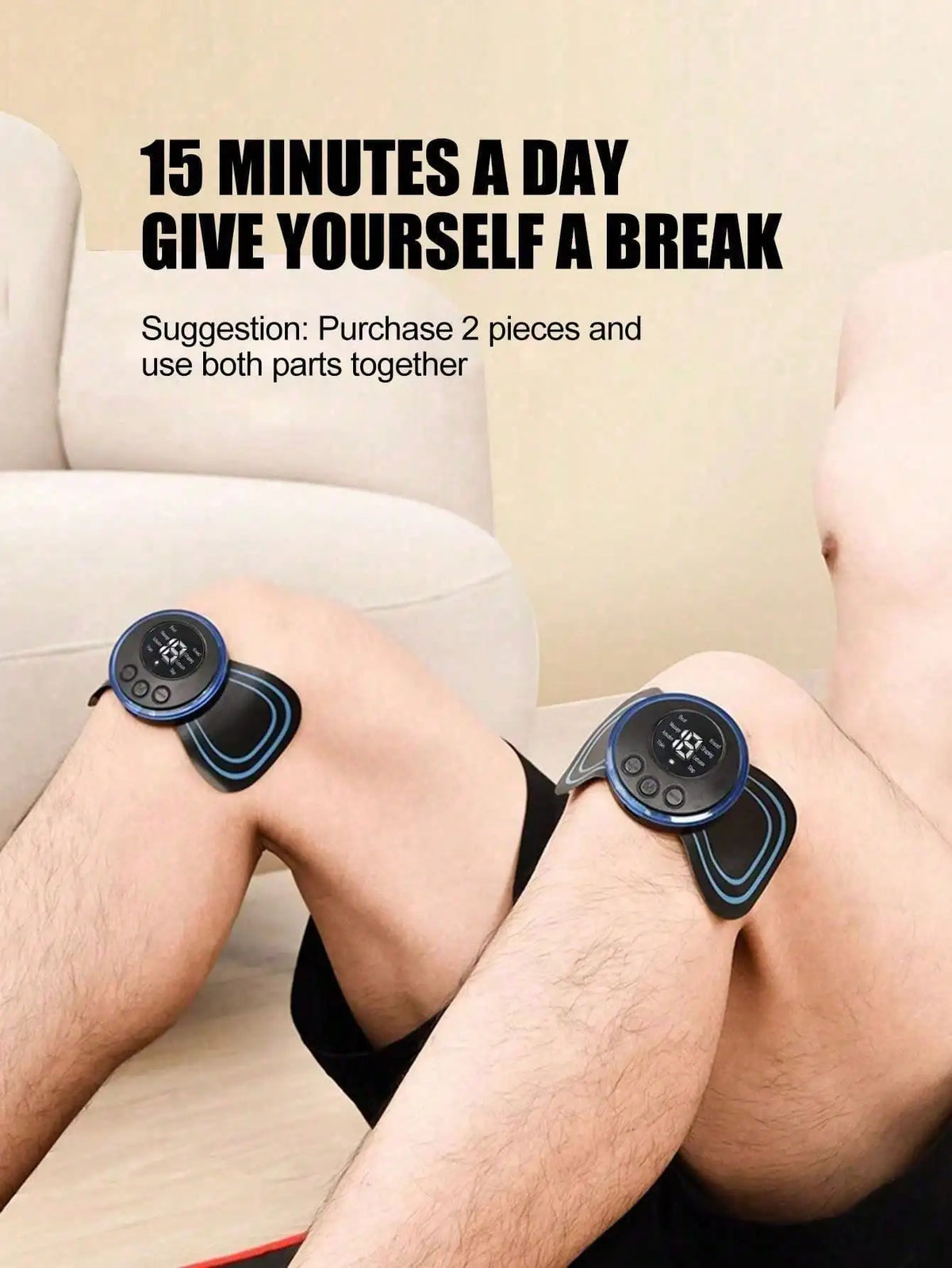 Electric Neck Massage Pads | EMS Micro Current Relief for Shoulder and Neck Tension