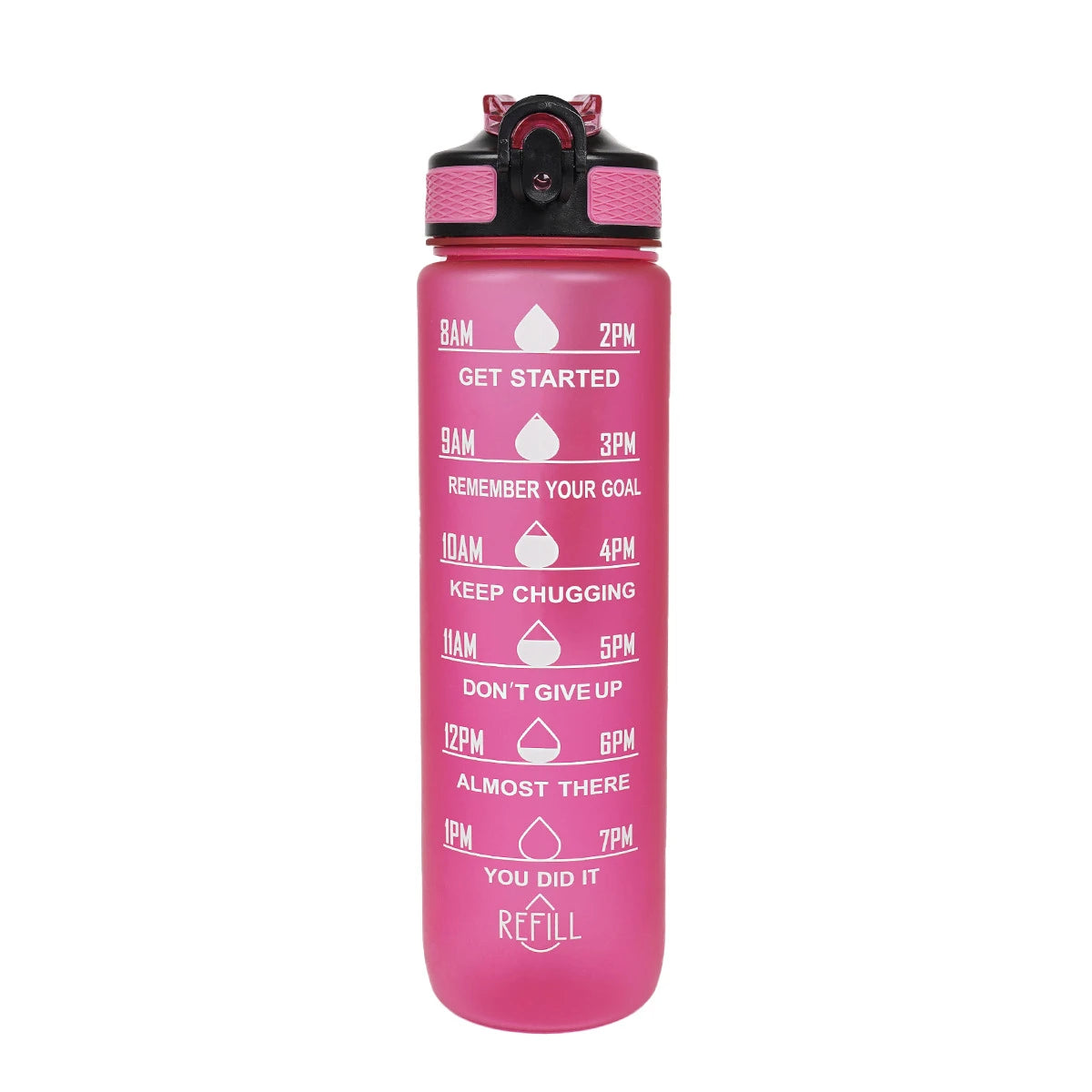 Gradient Color 1000ml Plastic Water Bottle | Leak-Proof Design for Fitness and Travel