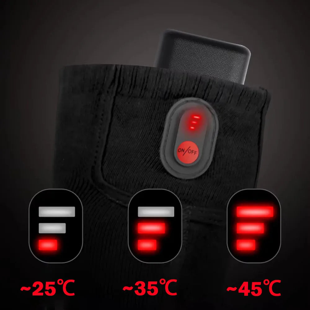 Heated Socks | Electric Thermal Foot Warmers for Men and Women, Cotton, Adjustable Temperature