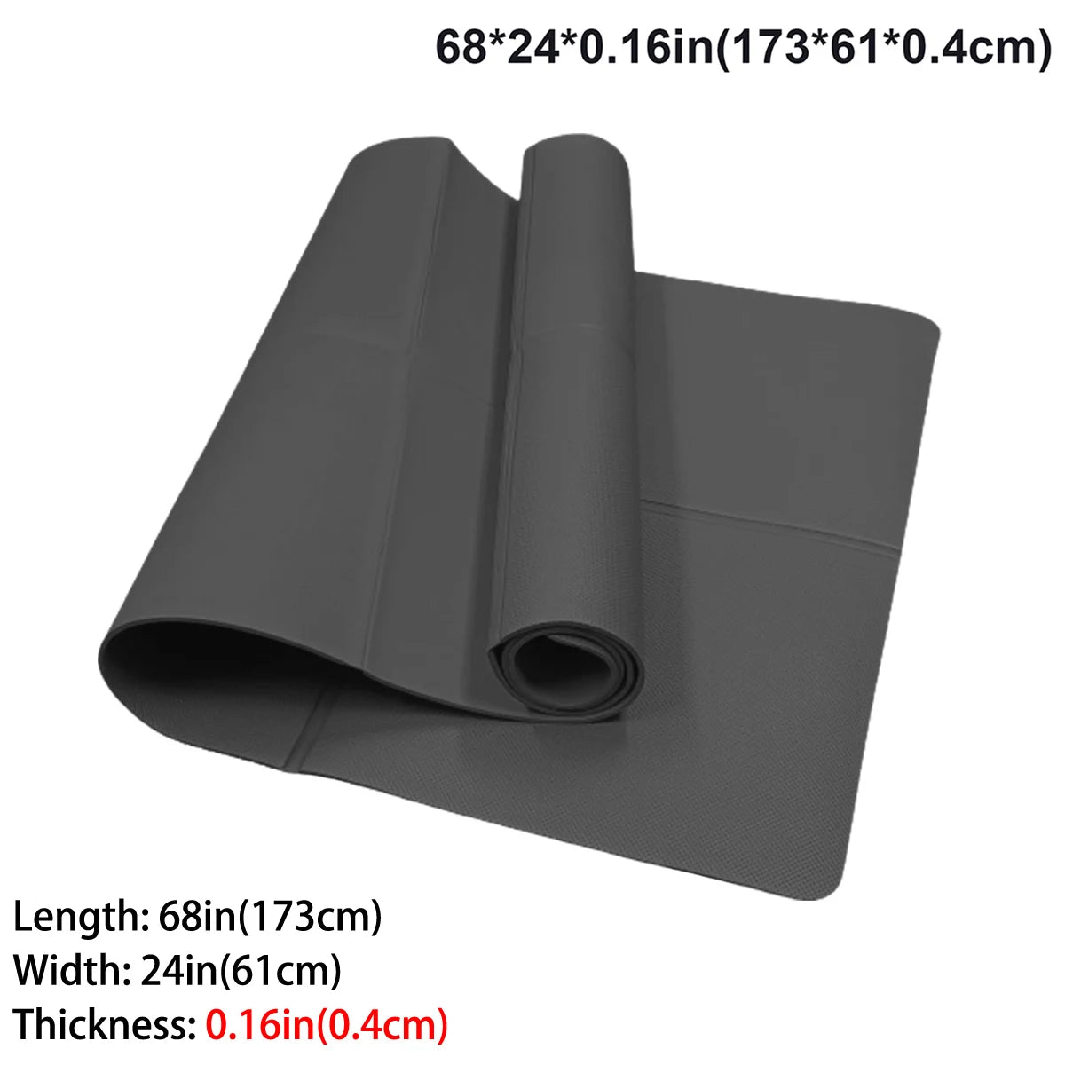 Yoga Mat | Eco-Friendly EVA, Non-Absorbent, Portable for Travel & Fitness