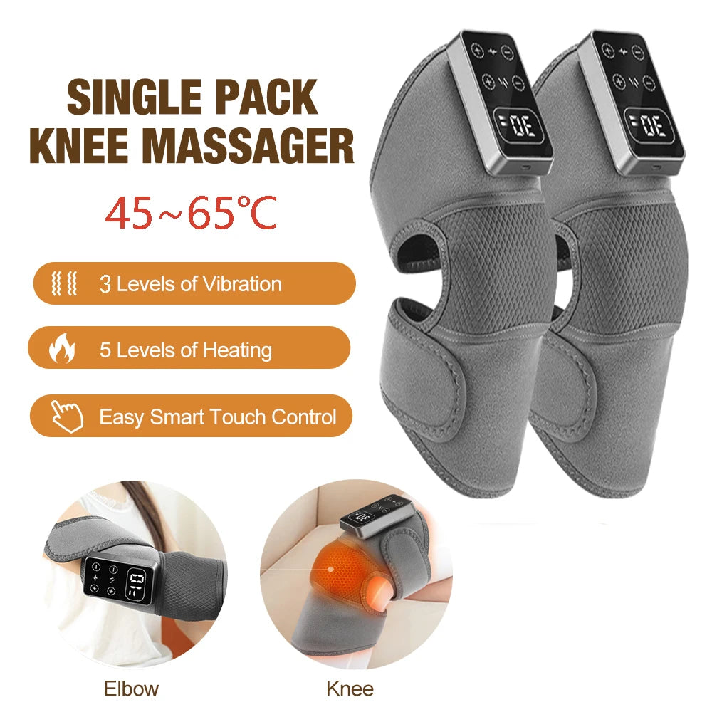 Heating Massage Knee Pad | Hot Compress for Muscle Relaxation and Blood Circulation