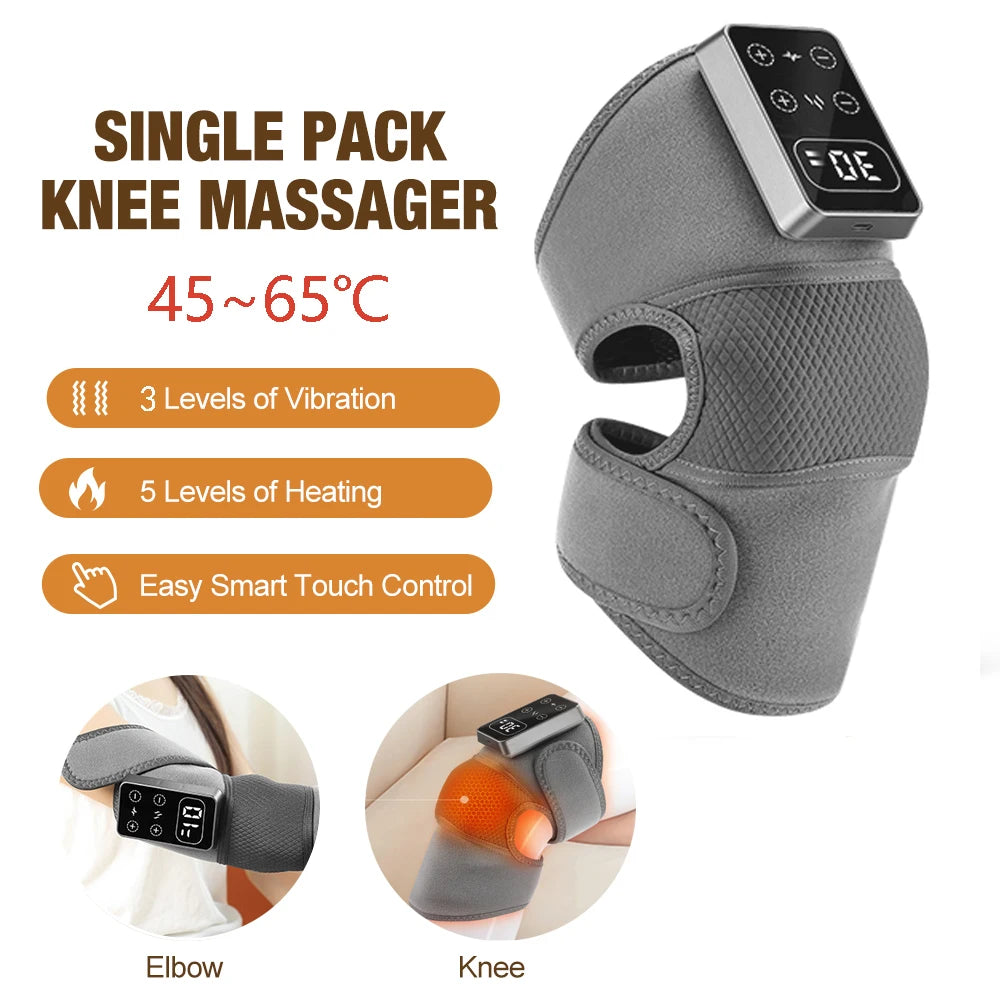 Heating Massage Knee Pad | Hot Compress for Muscle Relaxation and Blood Circulation