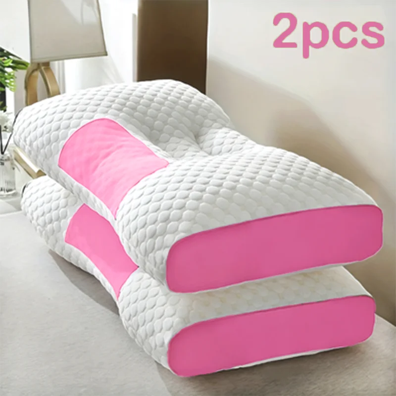 Massage Neck Pillows | Ergonomic Orthopedic Support with Bamboo Fiber Filling