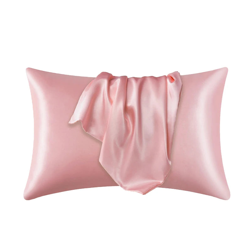 Silk Pillowcase | Soft Satin Material for Hair Care and Home Decor