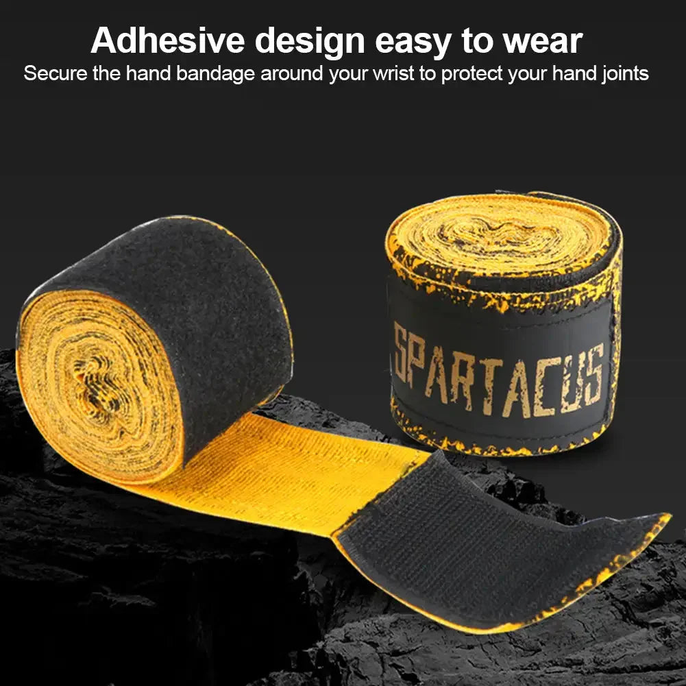 Boxing Bandage Wraps | High Elastic Polyester Cotton Training Gloves Set