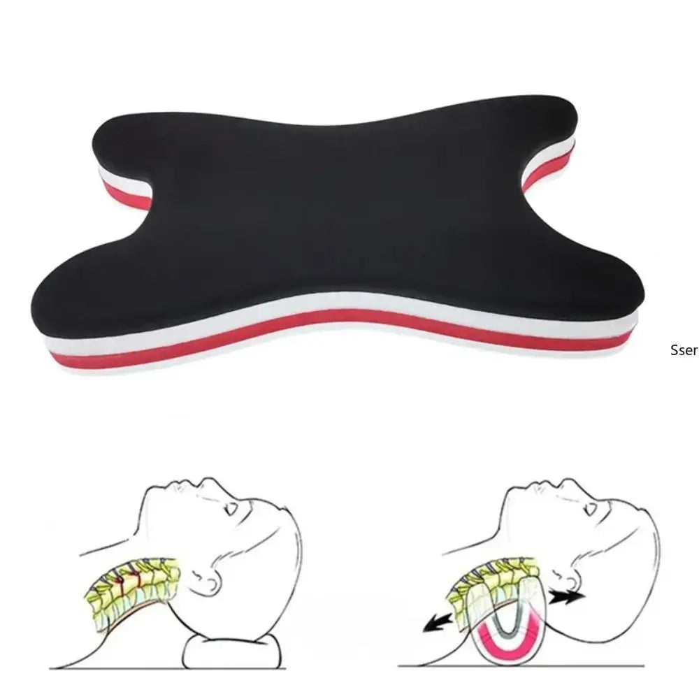 Neck Stretcher Traction Pillow | Portable Cervical Massage Device for Relief