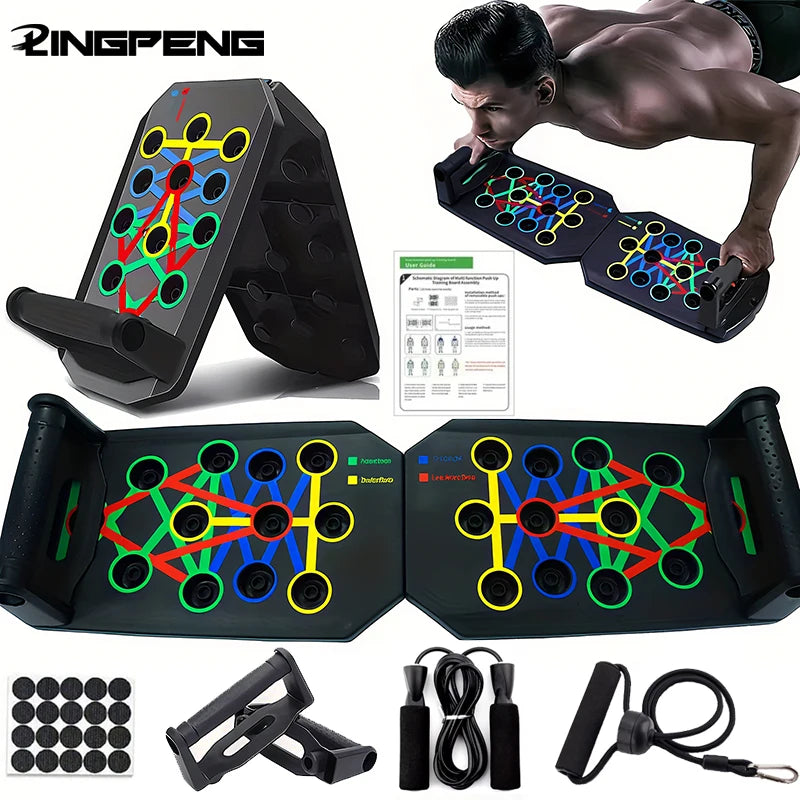 Push-Up Board Set | Foldable Fitness Equipment for Strength Training