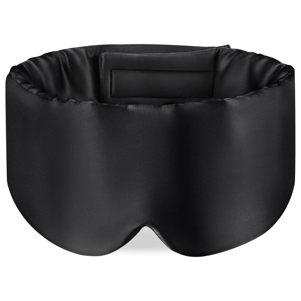 Silk Blackout Eye Mask | Soft Cotton, Non-Intraocular Pressure, Adjustable Design