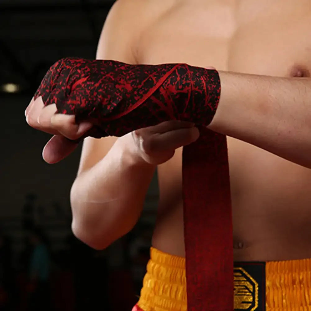Boxing Bandage Wraps | High Elastic Polyester Cotton Training Gloves Set