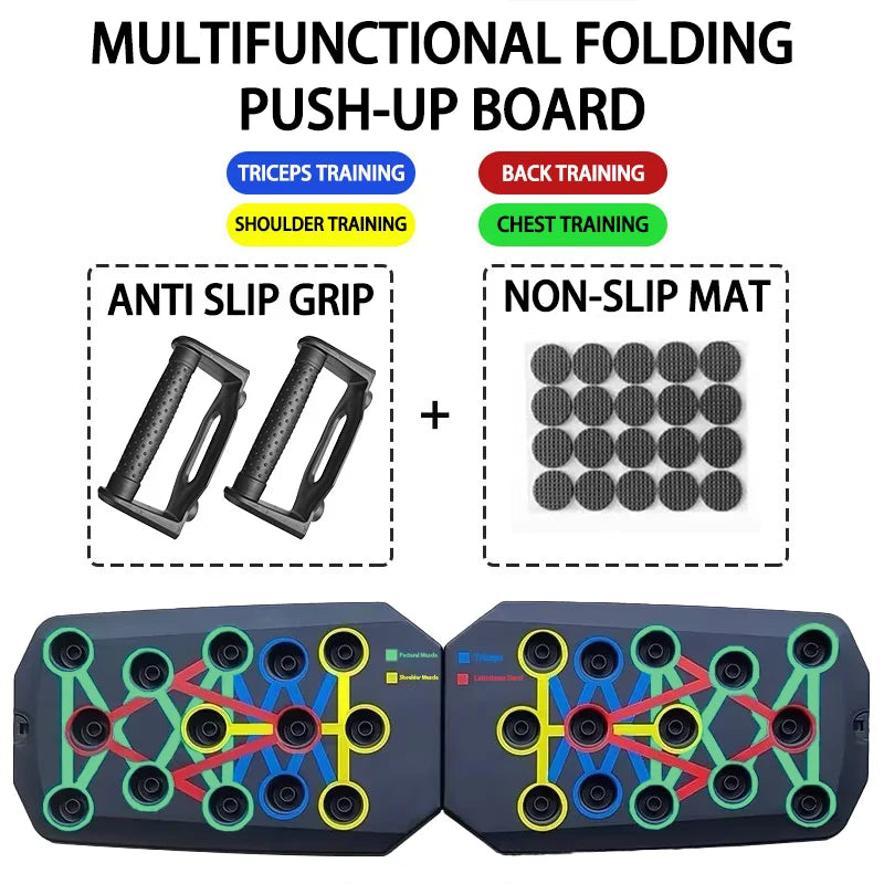 Push-Up Board Set | Foldable Fitness Equipment for Strength Training