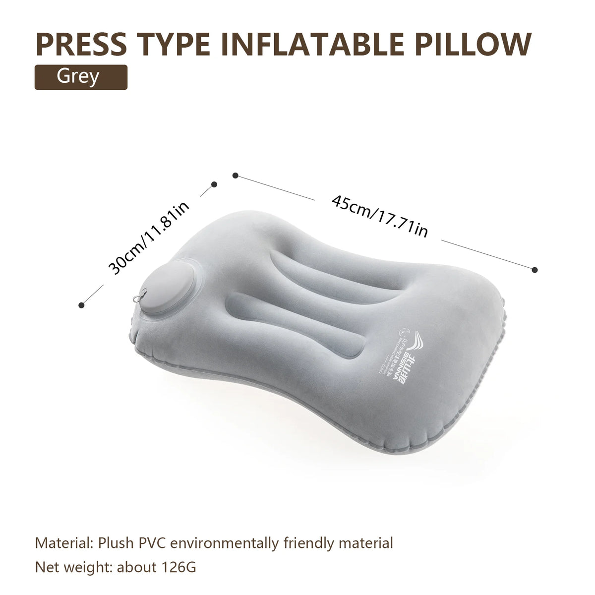Inflatable Camping Pillow | Ultralight Air Sleeping Support for Neck and Lumbar