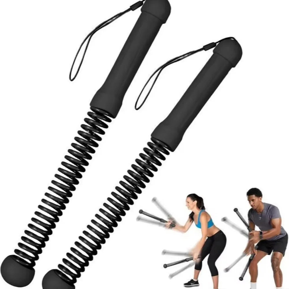 Weighted Cordless Battle Ropes | Portable Ropeless Fitness Rope for Home Gym