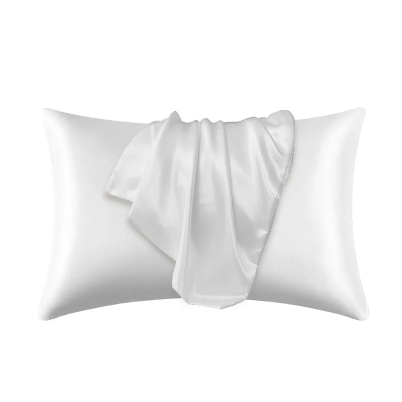 Silk Pillowcase | Soft Satin Material for Hair Care and Home Decor