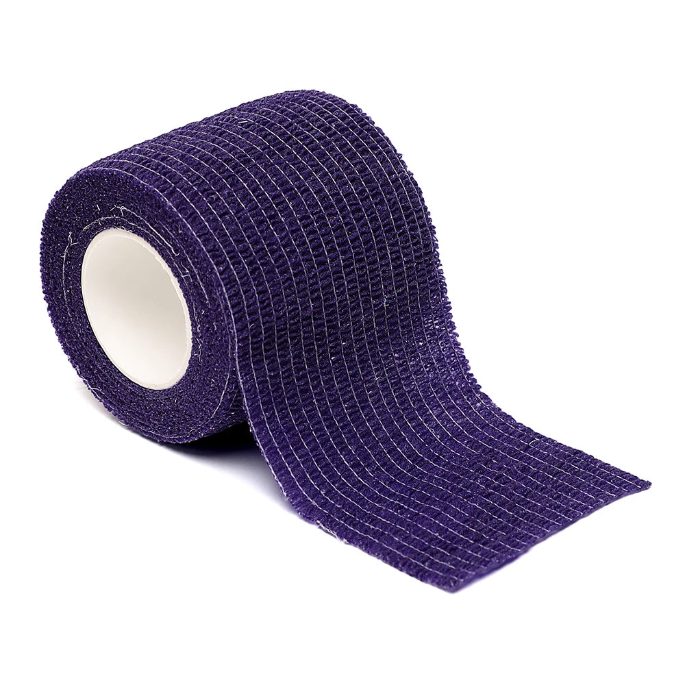 Elastic Sports Self-Adhesive Bandages | 12pcs Self-Sticking Compression Wraps for Fingers, Ankles, and Knees