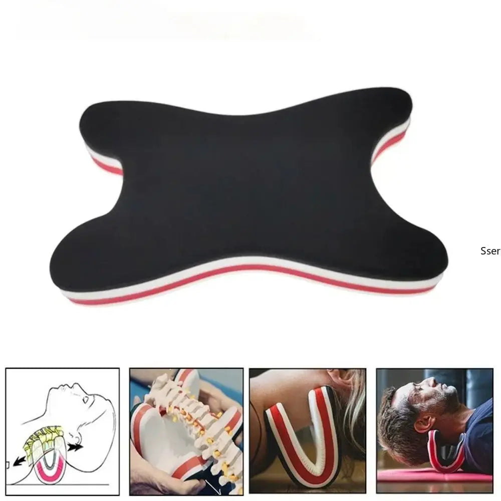 Neck Stretcher Traction Pillow | Portable Cervical Massage Device for Relief