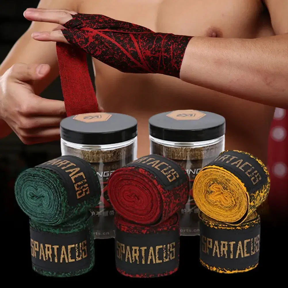 Boxing Bandage Wraps | High Elastic Polyester Cotton Training Gloves Set