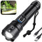 Most Powerful LED Flashlight USB Rechargeable Torch Light High Power Flashlight Tactical Lantern Long Shot Hand Lamp For Camping