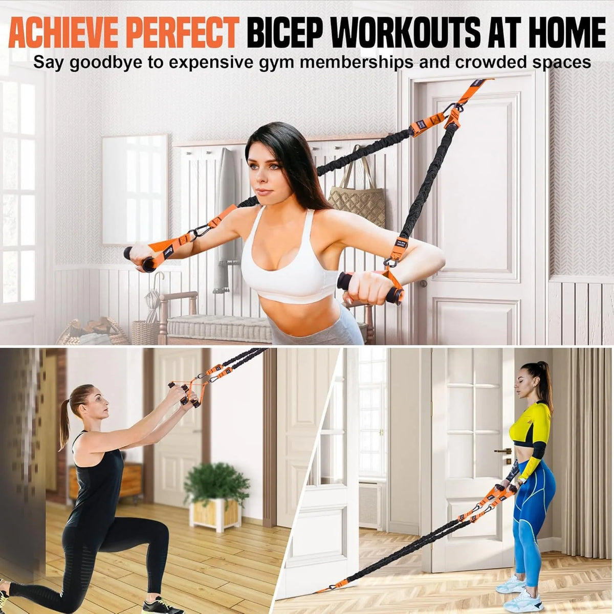 Pull Up Assistance Bands Set | Resistance Straps for Chin-up Training and Body Stretching