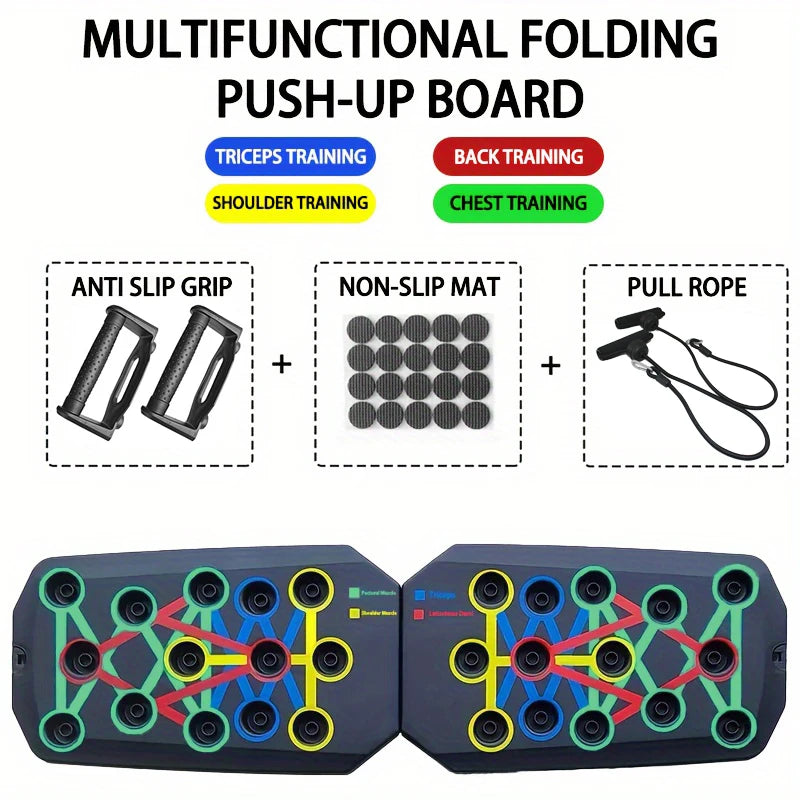 Push-Up Board Set | Foldable Fitness Equipment for Strength Training