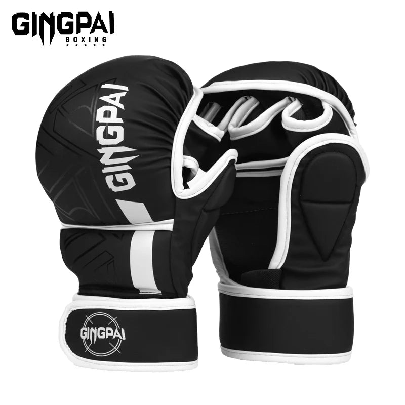 MMA Boxing Gloves | Half Finger Design for Training and Fighting