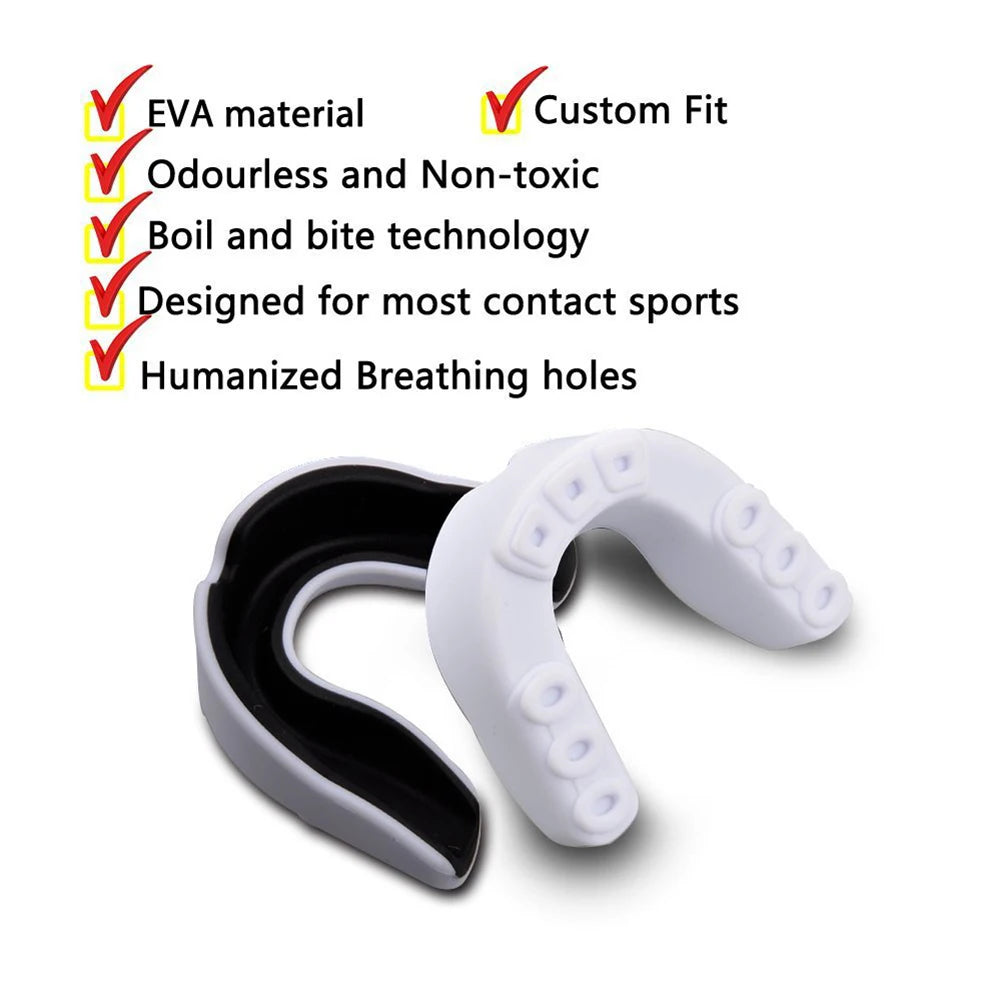Boxing Mouth Guard | Slim Fit EVA Sports Gum Shield for Teeth Protection