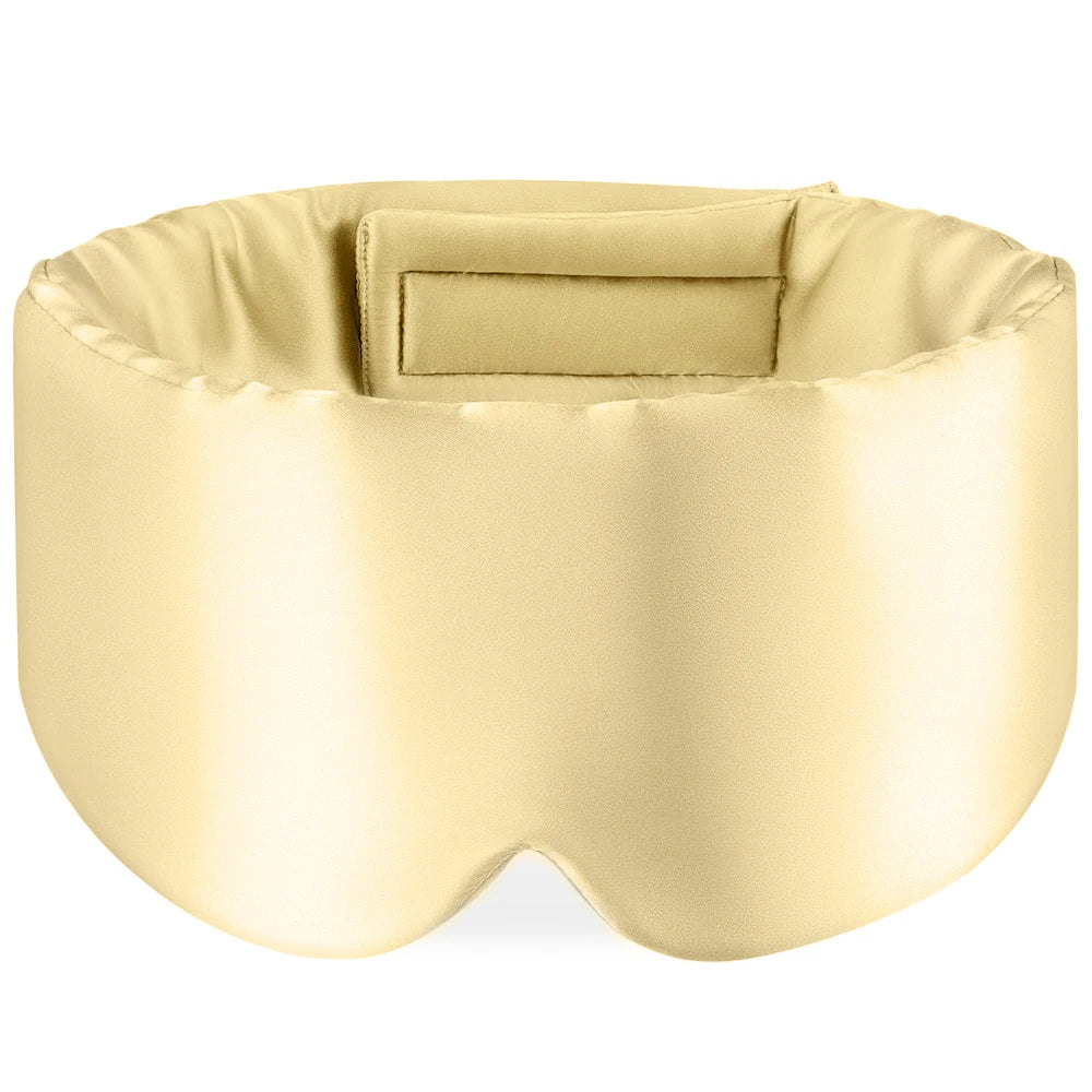 Silk Blackout Eye Mask | Soft Cotton, Non-Intraocular Pressure, Adjustable Design
