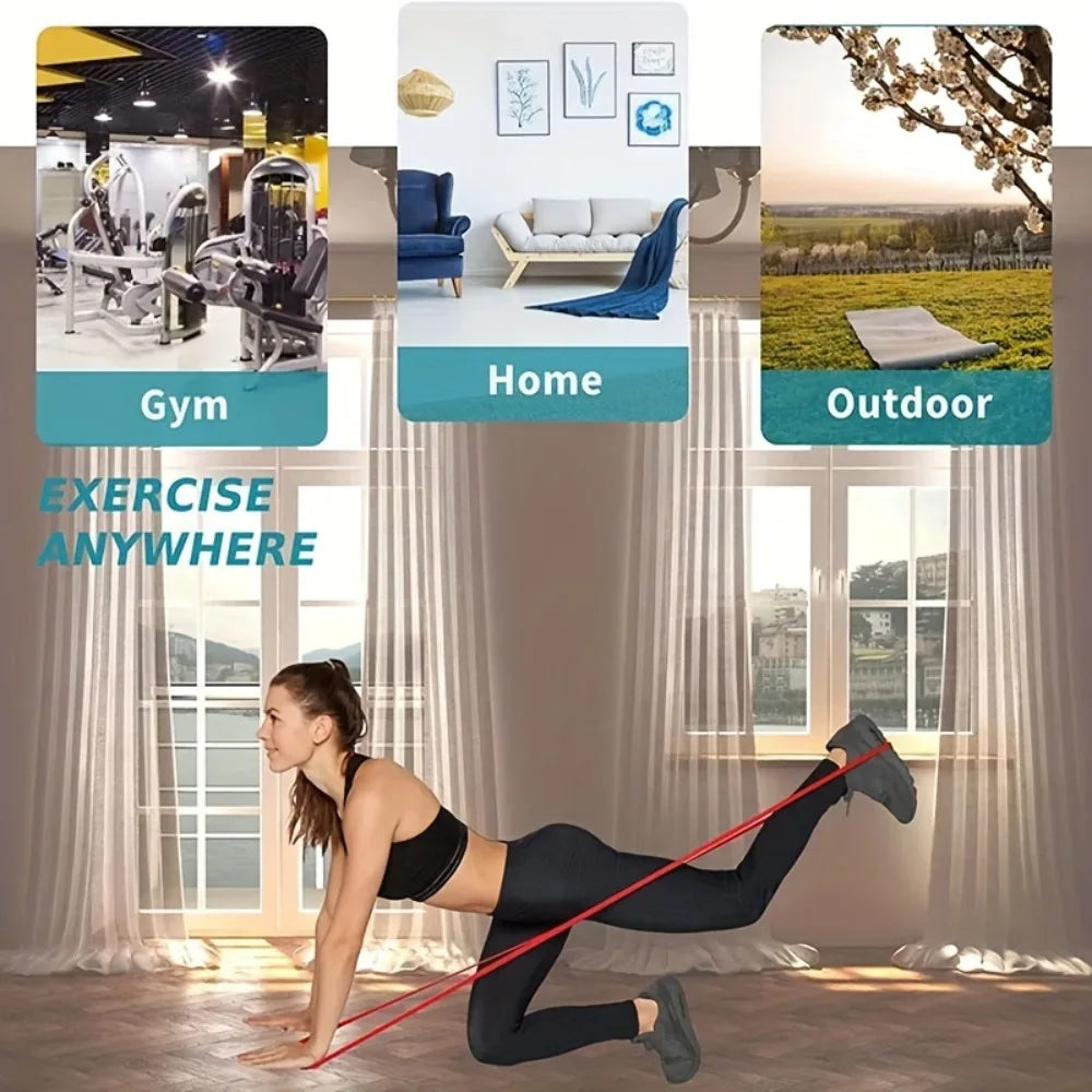 Yoga Resistance Bands | Fitness Pull Belt for Strength Training and Body Stretching