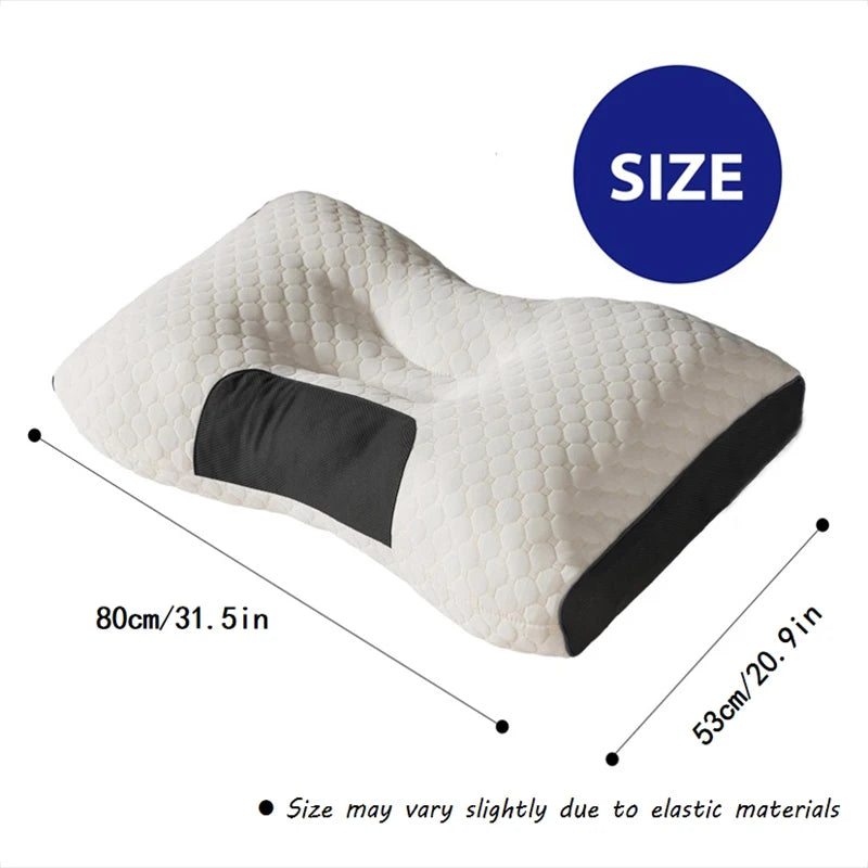 Massage Neck Pillows | Ergonomic Orthopedic Support with Bamboo Fiber Filling