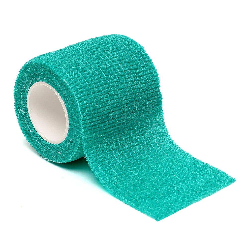 Elastic Sports Self-Adhesive Bandages | 12pcs Self-Sticking Compression Wraps for Fingers, Ankles, and Knees