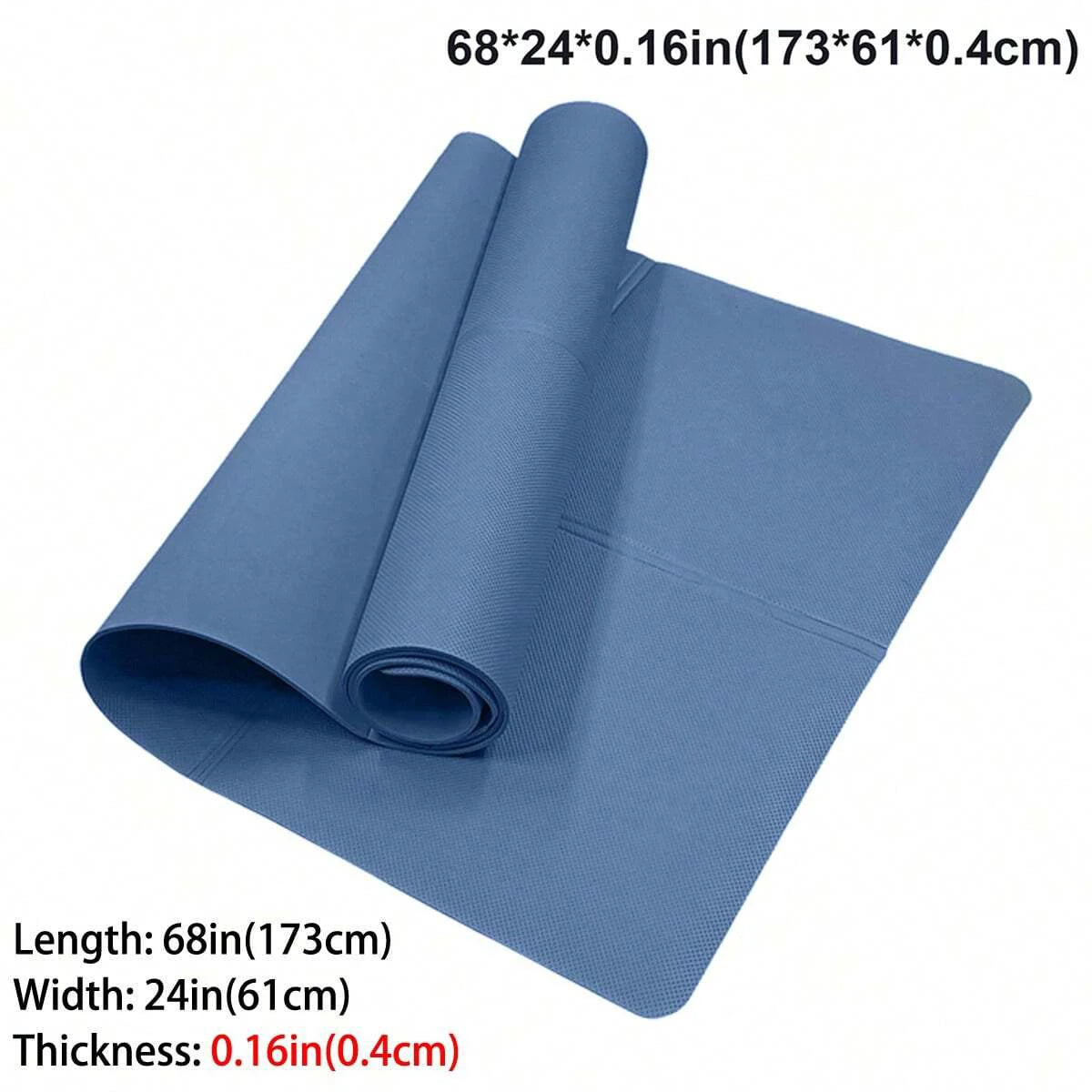 Yoga Mat | Eco-Friendly EVA, Non-Absorbent, Portable for Travel & Fitness