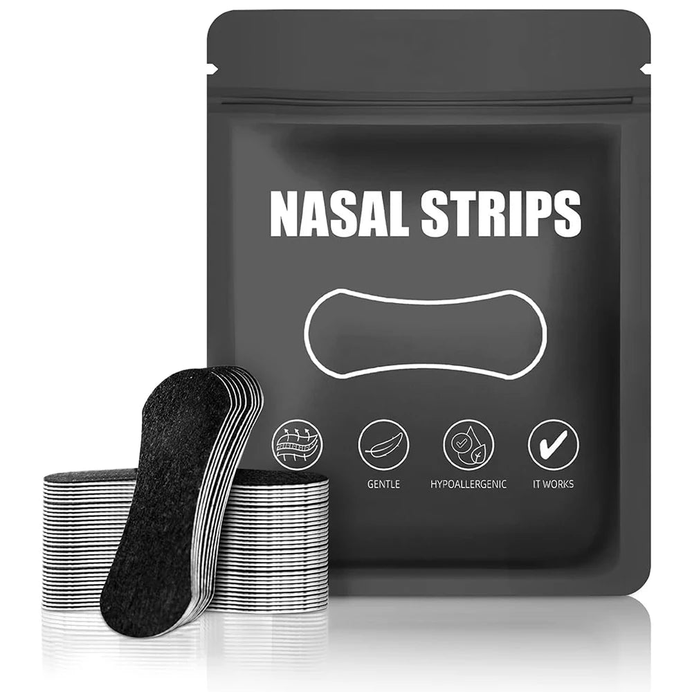 30PCS Nasal Strips | Anti Snoring Solution for Breathing Relief, Comfortable Nose Tape