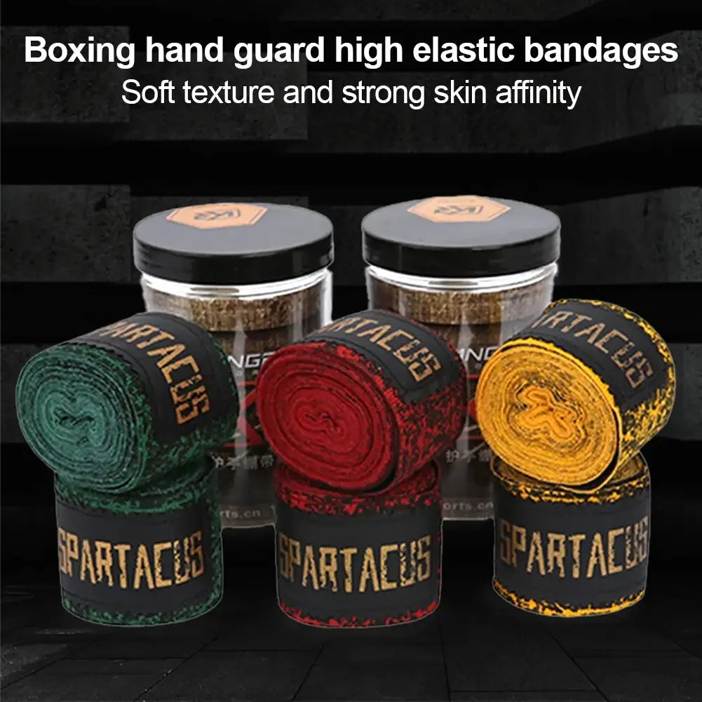 Boxing Bandage Wraps | High Elastic Polyester Cotton Training Gloves Set