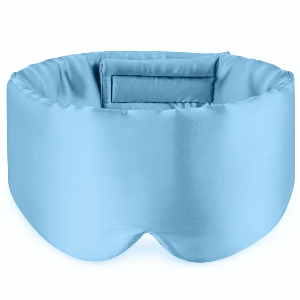 Silk Blackout Eye Mask | Soft Cotton, Non-Intraocular Pressure, Adjustable Design