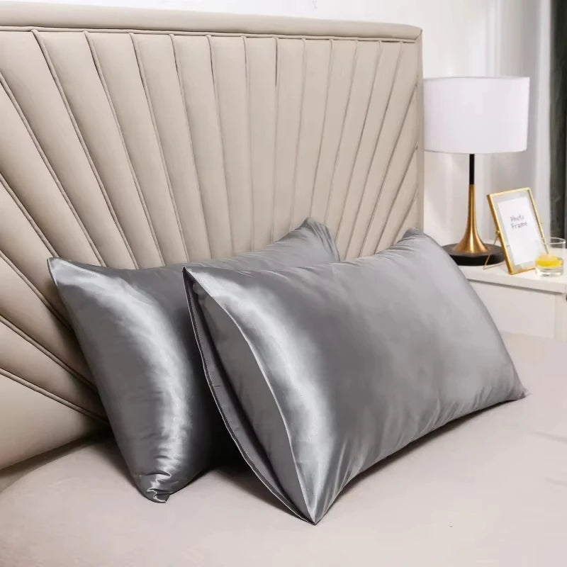 Silk Pillowcase | Soft Satin Material for Hair Care and Home Decor