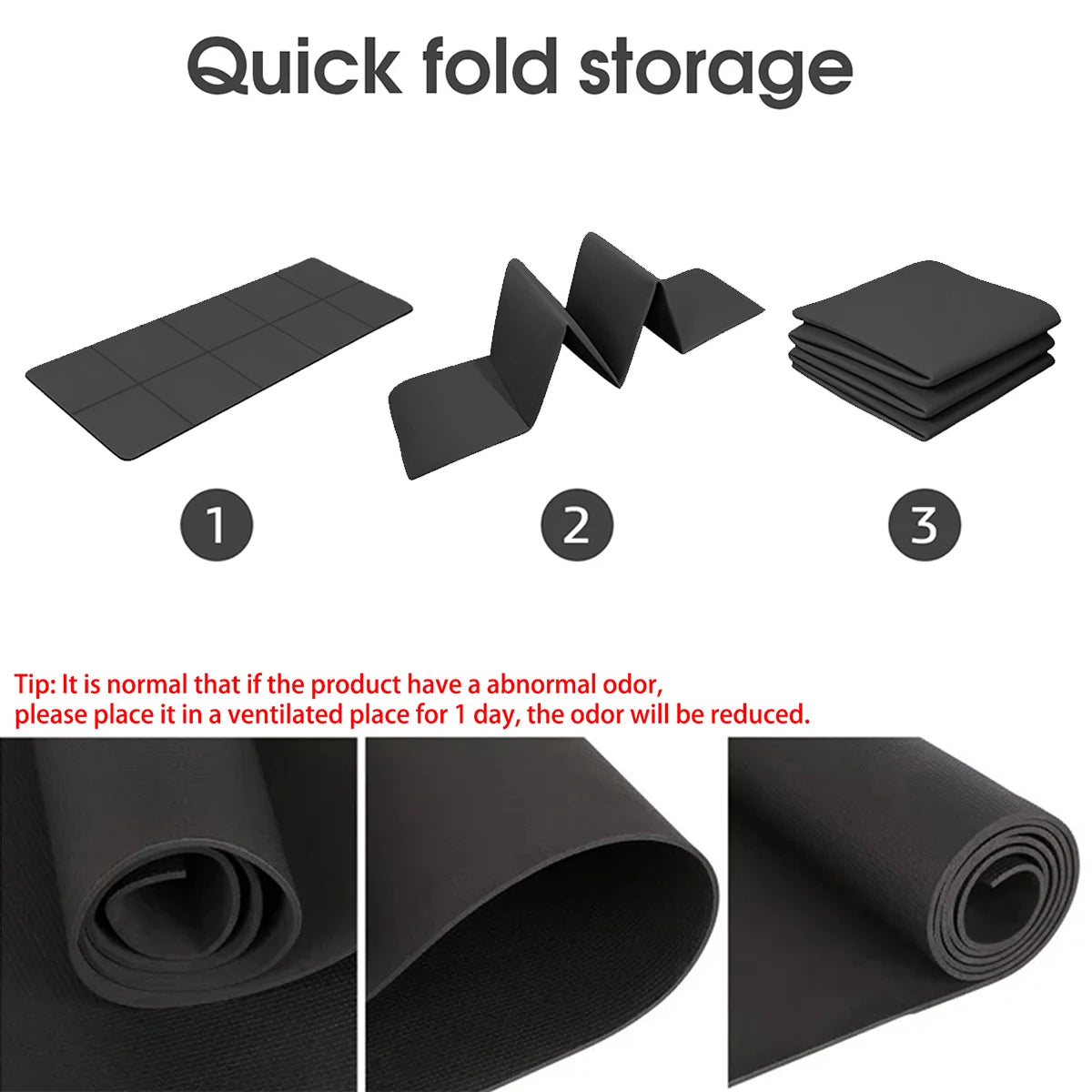 Yoga Mat | Eco-Friendly EVA, Non-Absorbent, Portable for Travel & Fitness