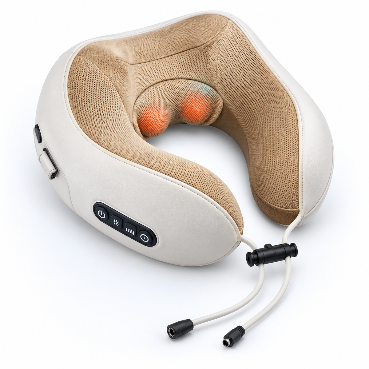 Electric Neck Massager | U-Shaped Memory Foam Pillow with Heat & Vibration for Cervical Pain Relief