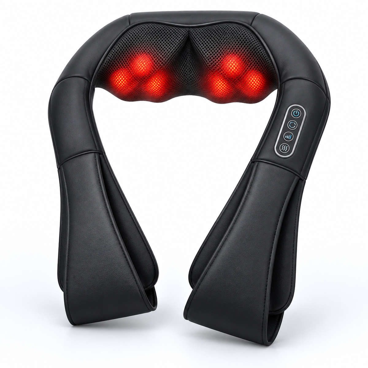 Shiatsu Neck and Shoulder Massager | Deep Kneading Electric Pillow with Infrared Heat